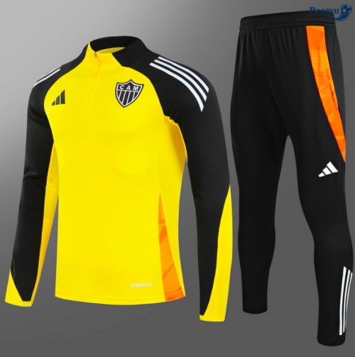 Fato de Treino Atletico Mineiro Criancas amarelo/preto/laranja 2025-2026 Peamu 1007
