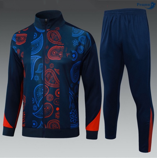 Fato de Treino Barcelona Criancas Azul-marinho/vermelho 2025-2026 Peamu 902