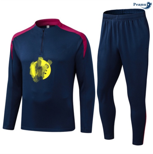 Fato de Treino Barcelona Criancas Azul-marinho/vermelho 2025-2026 Peamu 904