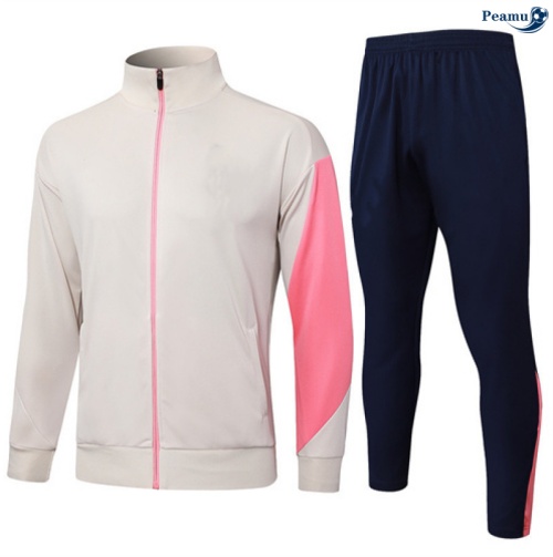 Casaco de Fato de Treino Barcelona Criancas amarelo/azul/rosa 2025-2026 Peamu 913