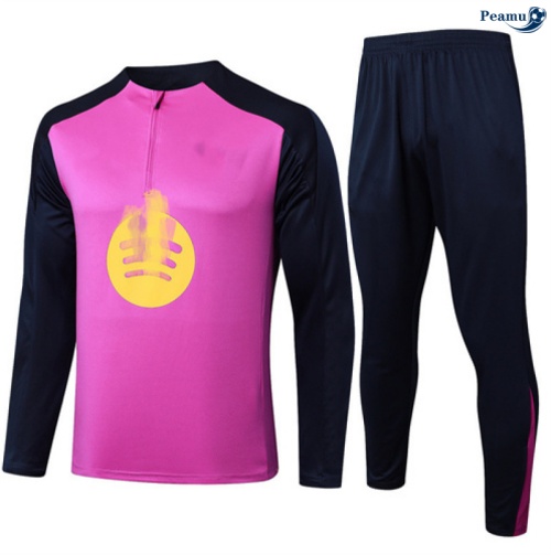 Fato de Treino Barcelona Criancas Violeta/Azul-marinho 2025-2026 Peamu 916