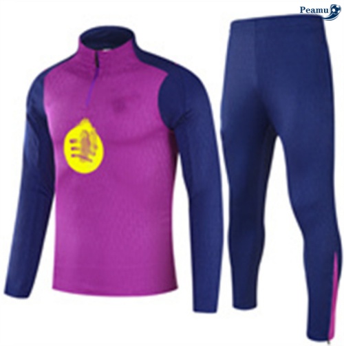 Fato de Treino Barcelona Criancas Violeta/Azul-marinho 2025-2026 Peamu 917