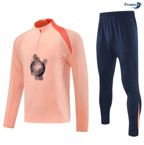 Fato de Treino Barcelona Criancas rosa/Azul-marinho 2025-2026 Peamu 925