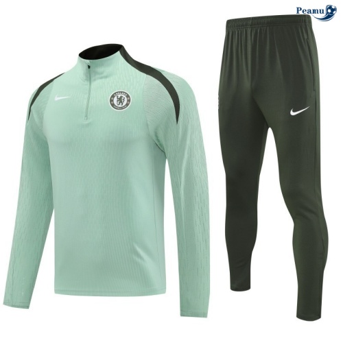 Fato de Treino Chelsea Criancas Verde 2025-2026 Peamu 953