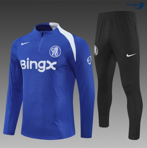 Fato de Treino Chelsea player Criancas azul/preto/Branco 2025-2026 Peamu 955
