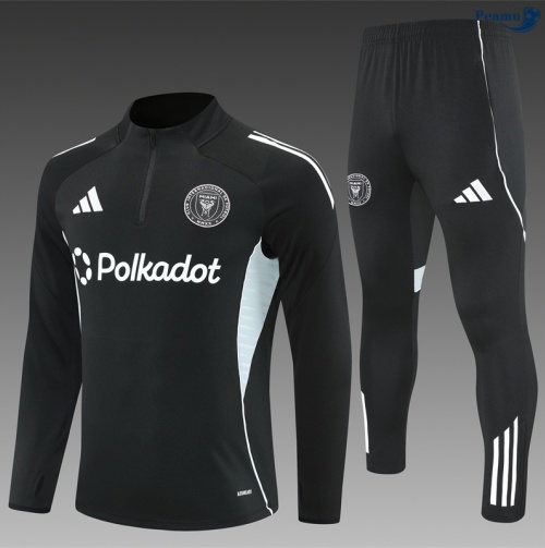 Fato de Treino Inter Miami Criancas preto/Branco 2025-2026 Peamu 973