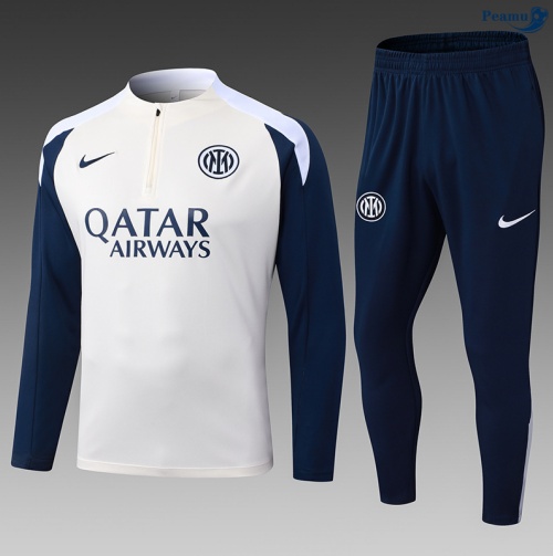 Fato de Treino Inter Milan Criancas Branco/Azul-marinho 2025-2026 Peamu 977