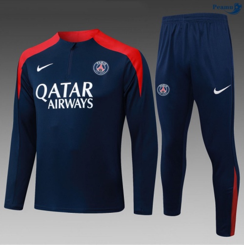 Fato de Treino PSG Criancas Azul-marinho/vermelho 2025-2026 Peamu 1020