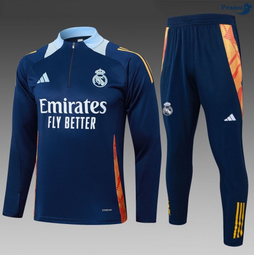 Fato de Treino Real Madrid Criancas Azul claro 2025-2026 Peamu 1067