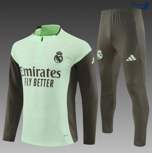 Fato de Treino Real Madrid player Criancas Verde 2025-2026 Peamu 1123