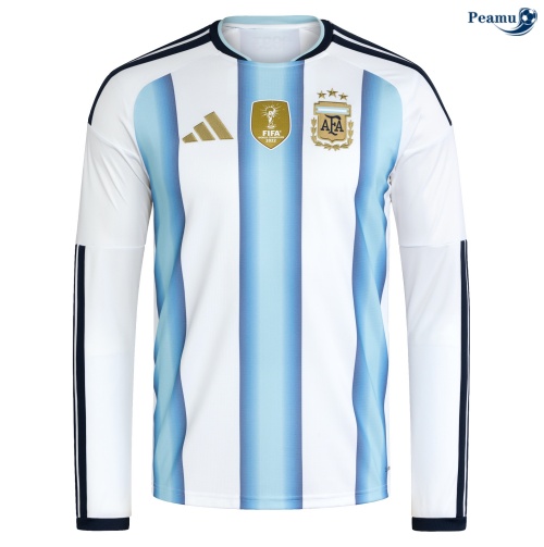 Camisola Futebol Argentina Principal Equipamento Mangas compridas 2026-2027