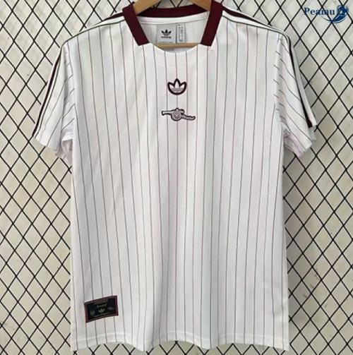 Camisola Futebol Arsenal retro Equipamento Blanco 2025-2026