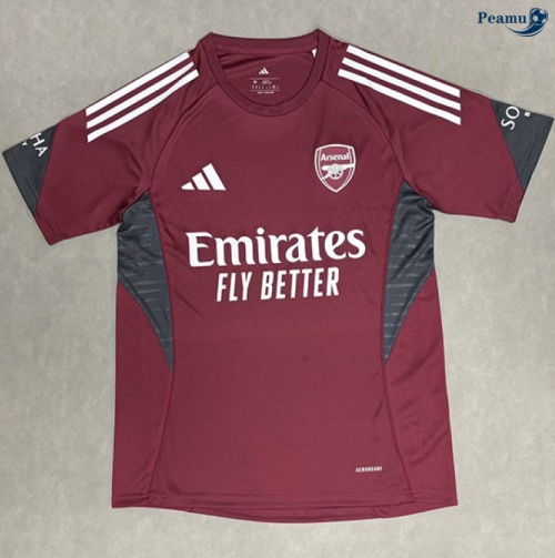 Camisola Futebol Arsenal Equipamento Training Rojo 2025-2026