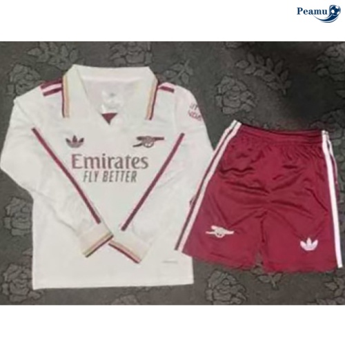 Camisola Futebol Arsenal Crianças Terceiro Equipamento Mangas compridas 2025-2026