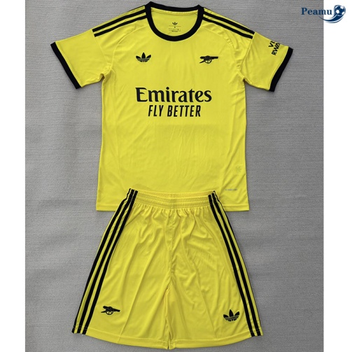 Camisola Futebol Arsenal Crianças Equipamento Amarillo 2025-2026