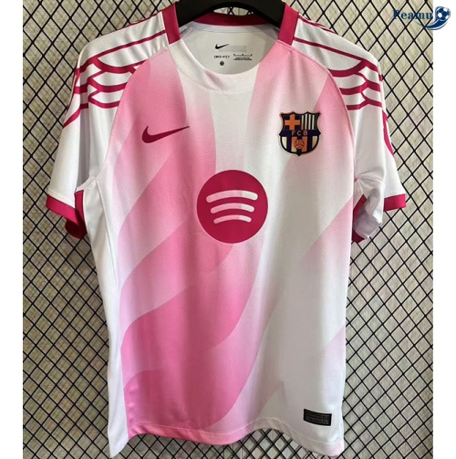 Camisola Futebol Barcelona Equipamento Especial Rosa/Blanco 2025-2026