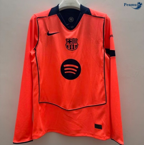 Camisola Futebol Barcelona Terceiro Equipamento Mangas compridas 2025-2026