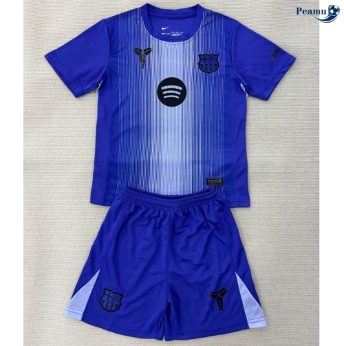 Camisola Futebol Barcelona Crianças Equipamento Goleiro Púrpura 2025-2026