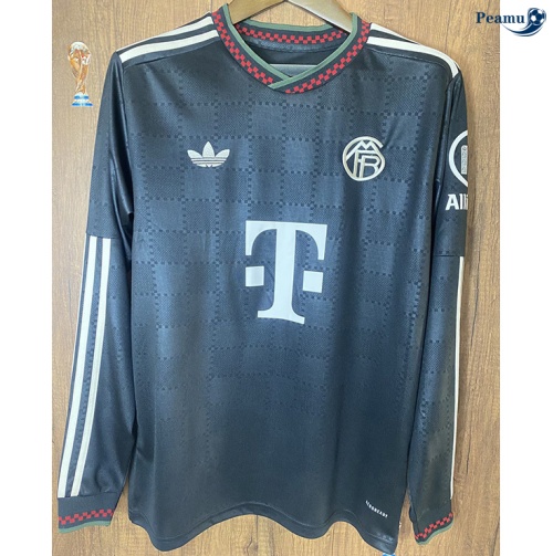 Camisola Futebol Bayern de Munique Terceiro Equipamento Mangas compridas 2025-2026