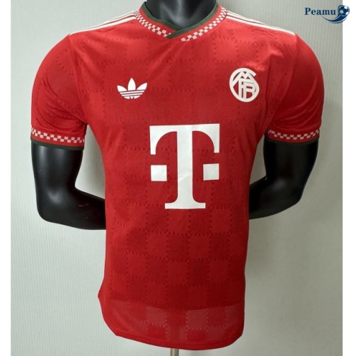 Camisola Futebol Bayern de Munique Player Equipamento Rojo 2025-2026