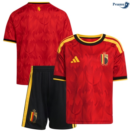 Camisola Futebol Bélgica Crianças Principal Equipamento 2026-2027