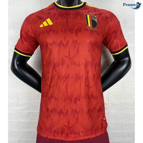 Camisola Futebol Bélgica Player Principal Equipamento 2025-2026