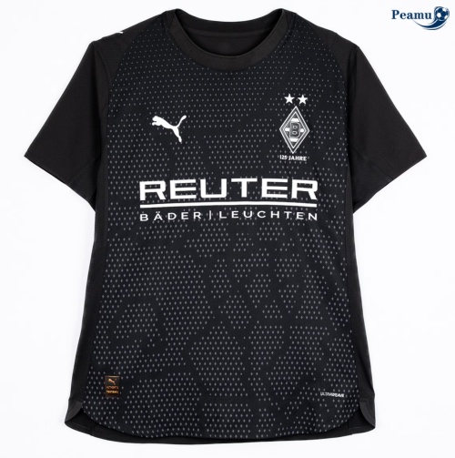 Camisola Futebol Borussia Mönchengladbach Terceiro Equipamento Negro 2025-2026