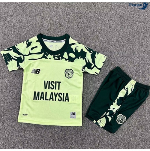 Camisola Futebol Cardiff City Crianças Alternativa Equipamento 2025-2026