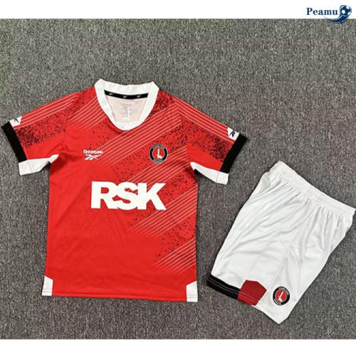 Camisola Futebol Charlton Athletic Crianças Principal Equipamento 2025-2026