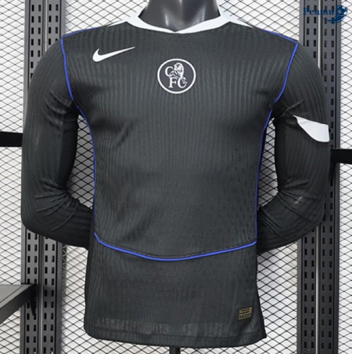 Camisola Futebol Chelsea Player Terceiro Equipamento Mangas compridas 2025-2026