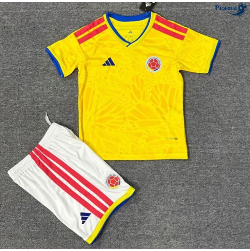 Camisola Futebol Colômbia Crianças Principal Equipamento 2026-2027