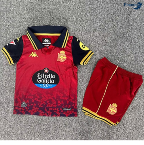 Camisola Futebol Deportivo La Coruna Crianças Alternativa Equipamento 2025-2026