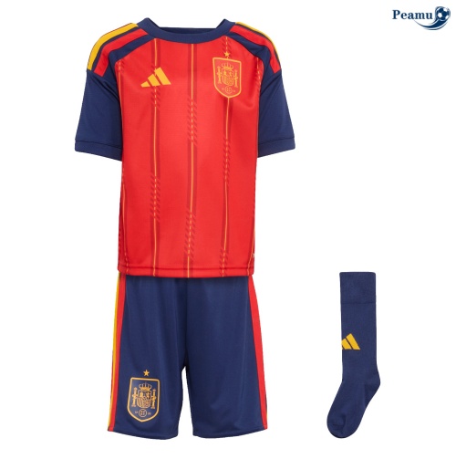 Camisola Futebol Espanha Crianças Principal Equipamento 2026-2027