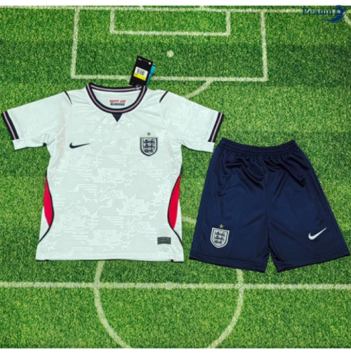 Camisola Futebol Inglaterra Crianças Principal Equipamento 2026-2027