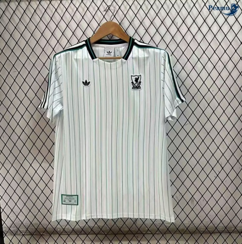Camisola Futebol Liverpool retro Equipamento Blanco 2025-2026