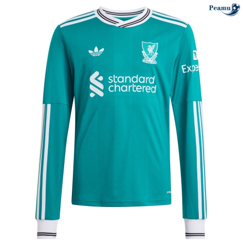 Camisola Futebol Liverpool Terceiro Equipamento Mangas compridas 2025-2026