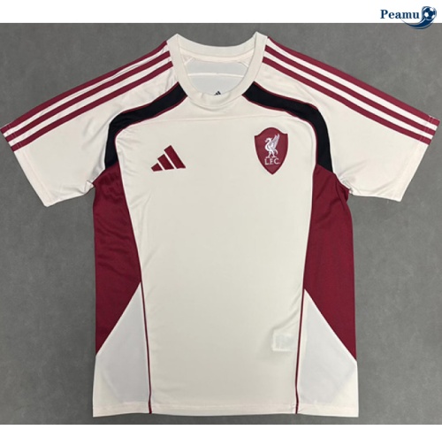 Camisola Futebol Liverpool Equipamento Leisure Culture Blanco 2025-2026