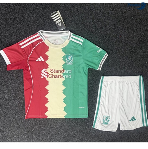 Camisola Futebol Liverpool Crianças Equipamento Especial 2025-2026
