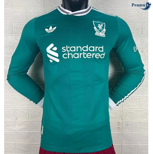 Camisola Futebol Liverpool Player Terceiro Equipamento Mangas compridas 2025-2026