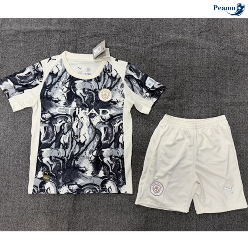 Camisola Futebol Manchester City Crianças Equipamento Especial 2025-2026
