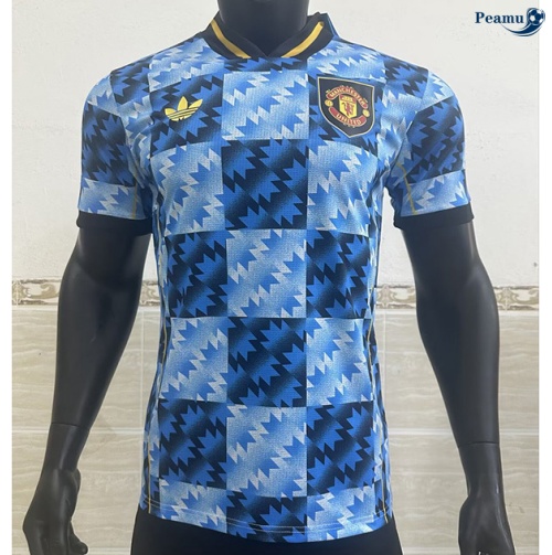 Camisola Futebol Manchester United Player Equipamento Azul 2025-2026