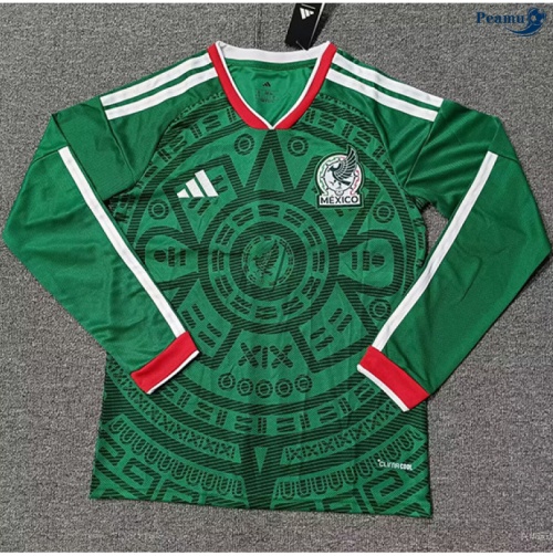 Camisola Futebol México Principal Equipamento Mangas compridas 2026-2027