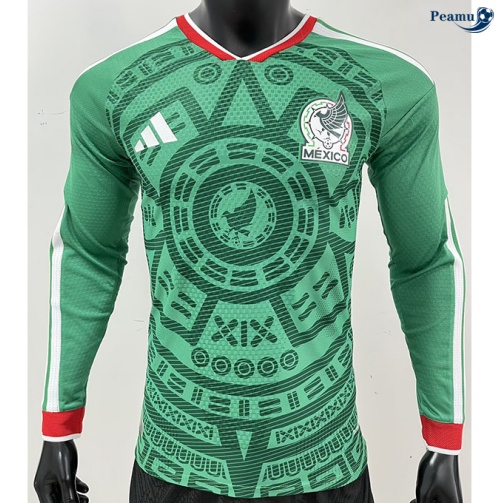 Camisola Futebol México Player Principal Equipamento Mangas compridas 2025-2026