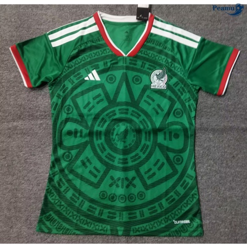 Camisola Futebol México Mulher Principal Equipamento Verde 2026-2027
