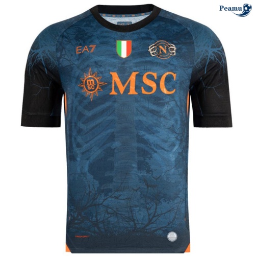 Camisola Futebol Naples Equipamento Halloween Azul 2025-2026