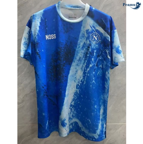 Camisola Futebol Naples Equipamento Training Sky Azul 2025-2026