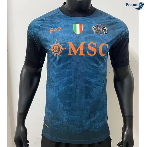 Camisola Futebol Naples Player Equipamento Halloween Azul 2025-2026