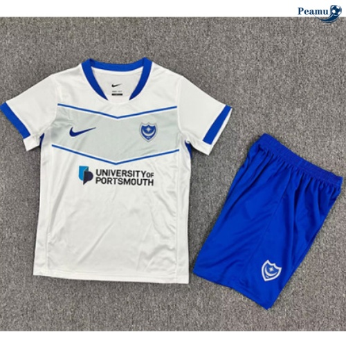 Camisola Futebol Portsmouth F.C Crianças Alternativa Equipamento 2025-2026