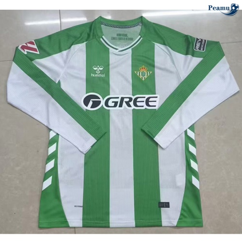 Camisola Futebol Real Betis Principal Equipamento Mangas compridas 2025-2026