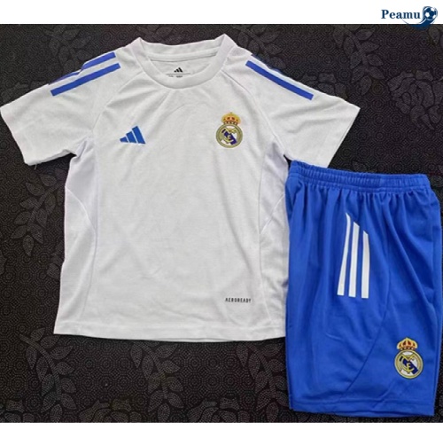Camisola Futebol Real Madrid Crianças Equipamento Training Liga de Campeones 2025-2026